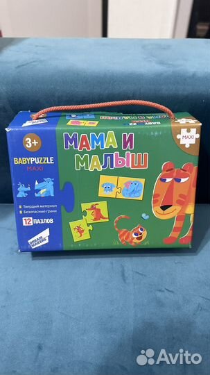 Развивающий пазл мама и малыш
