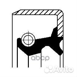 Сальник ступицы колеса зад 19016650B Corteco