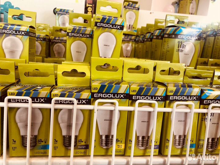 Лампы разных моделей и цоколя