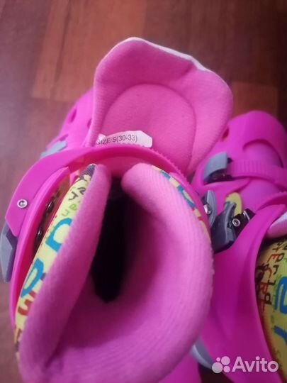 Роликовые коньки для девочки, раздвижные 30-33 р