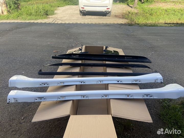 Пороги land cruser 150 оригинальные