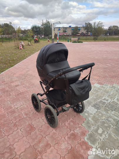 Коляска 2 в 1 эко кожа