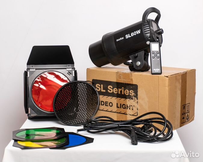 Свет Godox SL60W + фильтры
