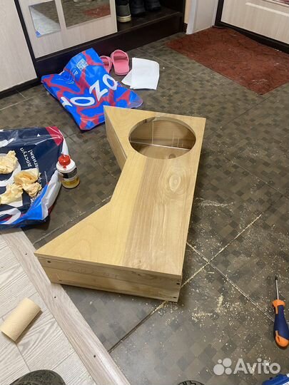 Короб для сабвуфера шкода йети