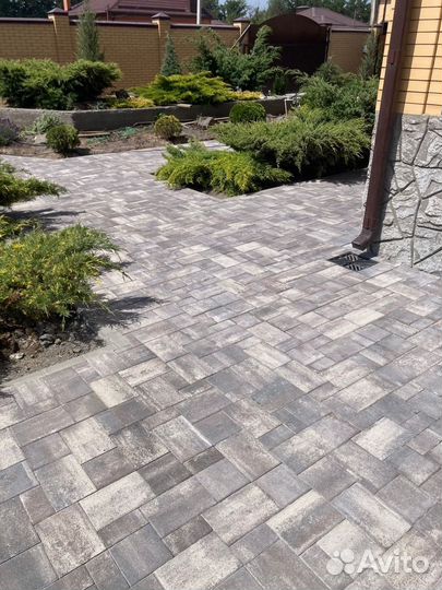 Тротуарная плитка брусчатка