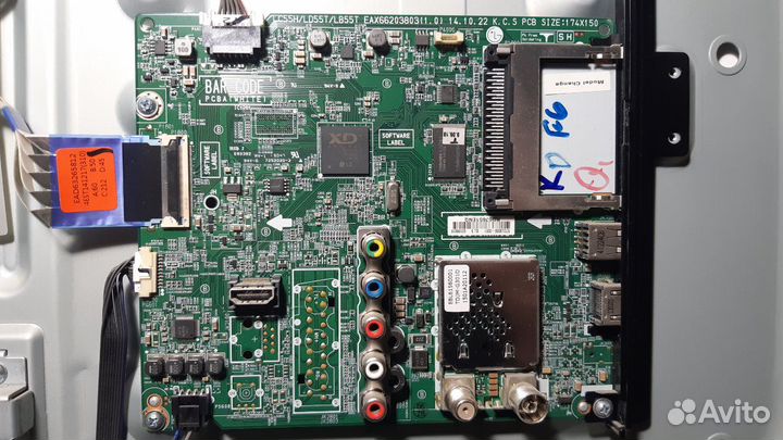 Телевизор LG 49LF540V разбит по запчастям