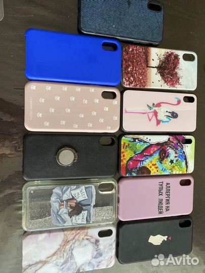 Чехлы для телефонов б/у (iPhone 10 и 7)