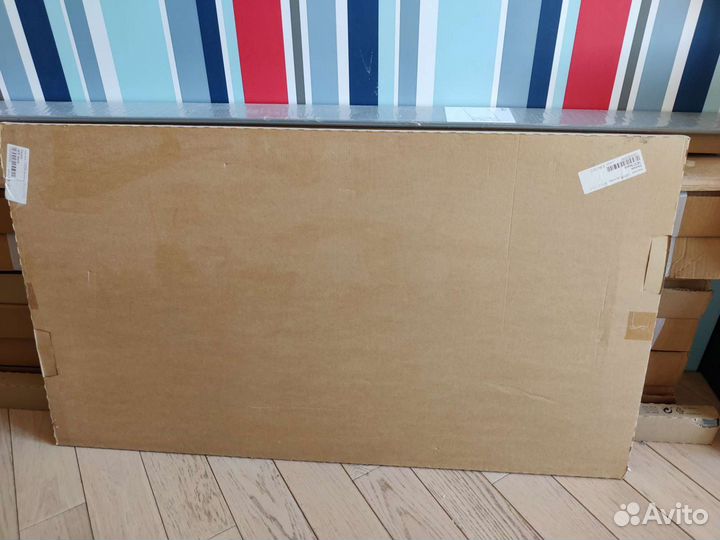 Икеа стеклянная полка Komplement 100x58 см