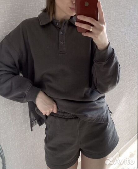 Костюм с шортами и толстовкой H&M Premium