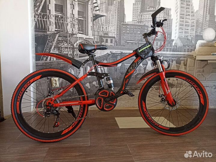 Велосипеды 24 колеса,21 скорость,дисковые тормоза