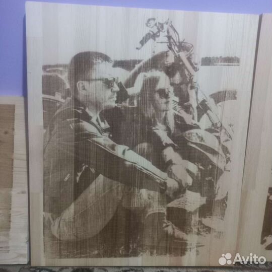 Выжигание портретов по дереву