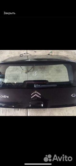 Крышка багажника citroen с4