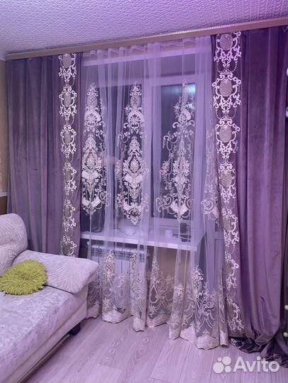 Шторы новые / Без тюля