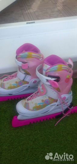 Коньки раздвижные на 5-7 лет