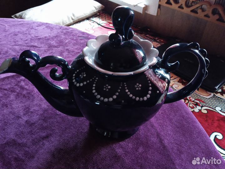 Заварочный чайник, блюдца лфз
