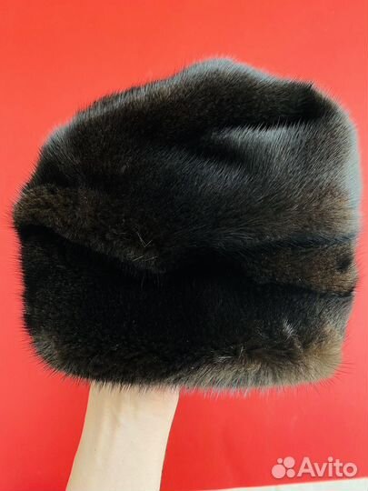 Норковая шапка HPI Швеция. Saga furs. Оригинал