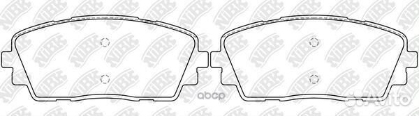 Колодки тормозные дисковые передние NiBK PN0580