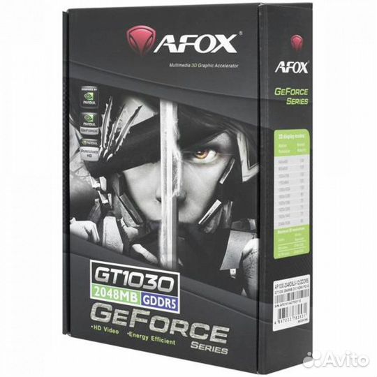 Видеокарта afox GeForce GT 1030 AF1030-2048 509324