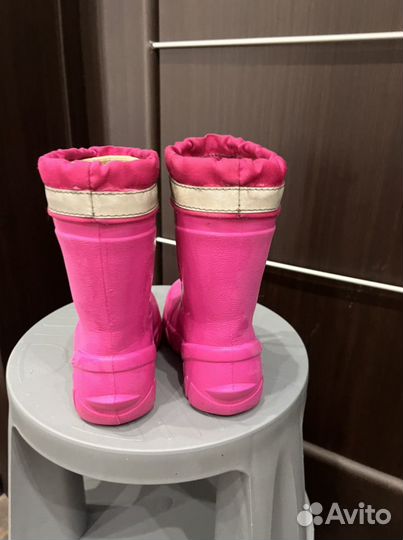 Резиновые сапоги для девочки