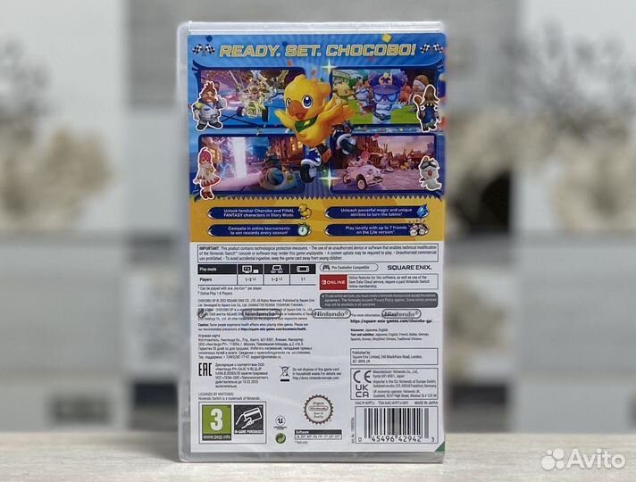 Chocobo GP (Новый Картридж) Nintendo Switch