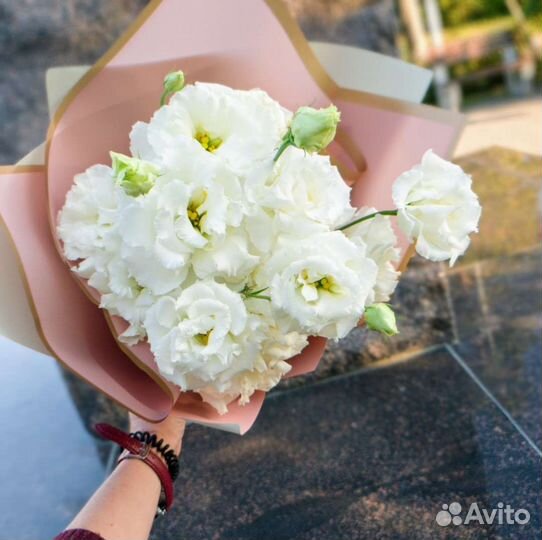 Букет с лизиантусом(Крым)