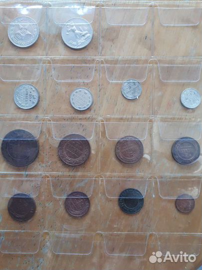 Небольшая подборка монет Империя, рсфср, Россия