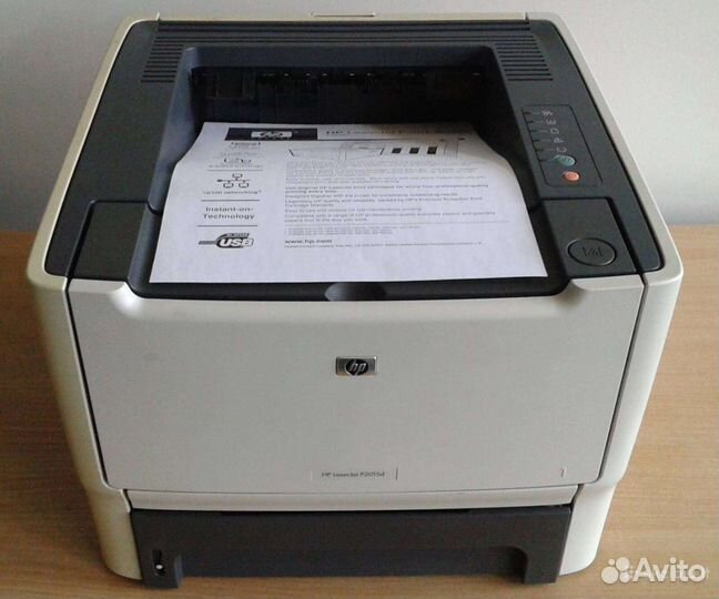 Принтер лазерный Нр2015 с новым картриджем