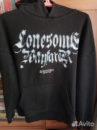 Худи черное мужское