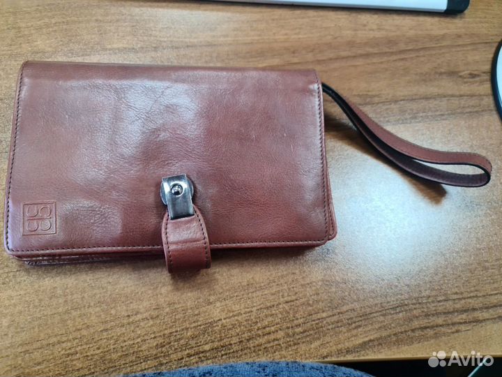 Мужской итальянский клатч (сумка, барсетка)