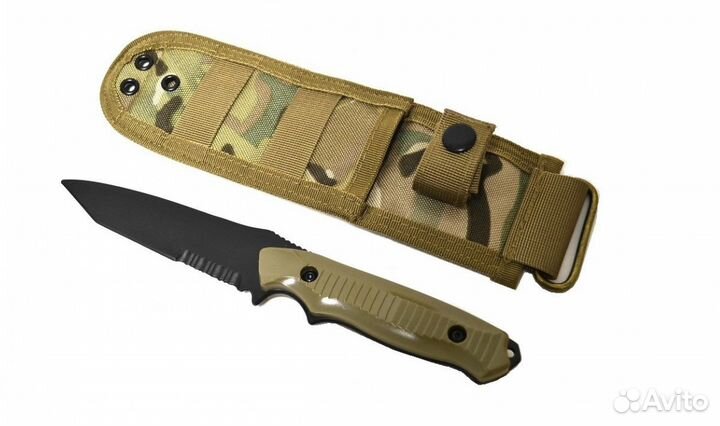 Нож резиновый для страйкбола HY17B тан