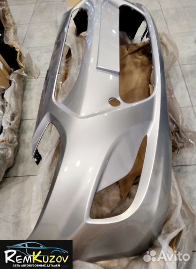 Бампер Хендай Солярис 2010-2014 (Silk silver RHM)