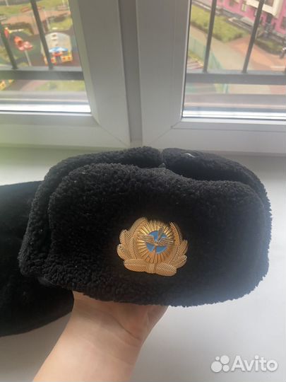 Мужская шапка ушанка летная уи га