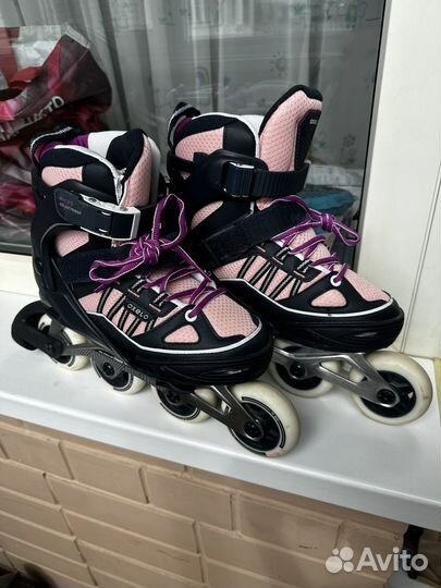 Роликовые коньки35-38. oxelo. Новые