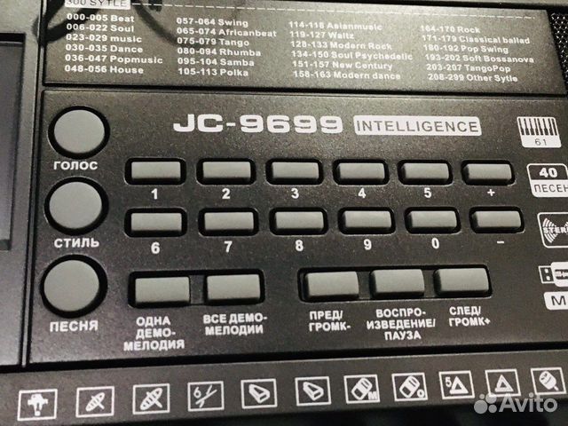 Синтезатор Jonson JC 9699 объявление продам