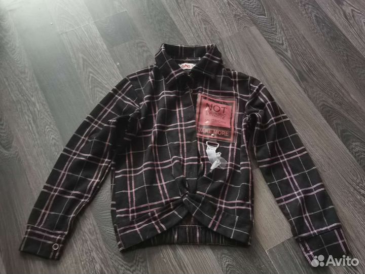 Рубашка из плотной ткани