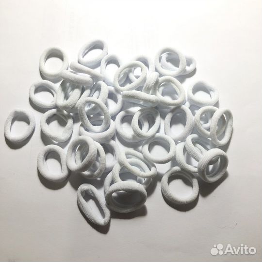 Набор белых резинок (60 шт)