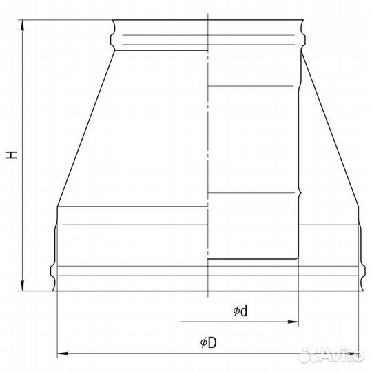 Конус 0,5мм Ф220х300 Феррум