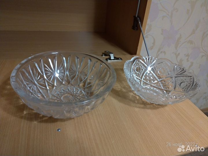 Салатник хрустальный