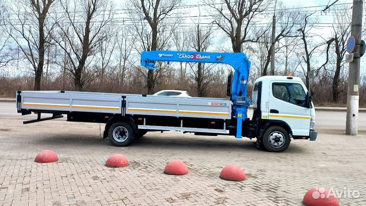 Бортовой грузовик Mitsubishi Fuso Canter с КМУ Tadano, 2014