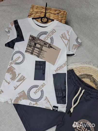 Костюм шорты и футболка для мальчика 128