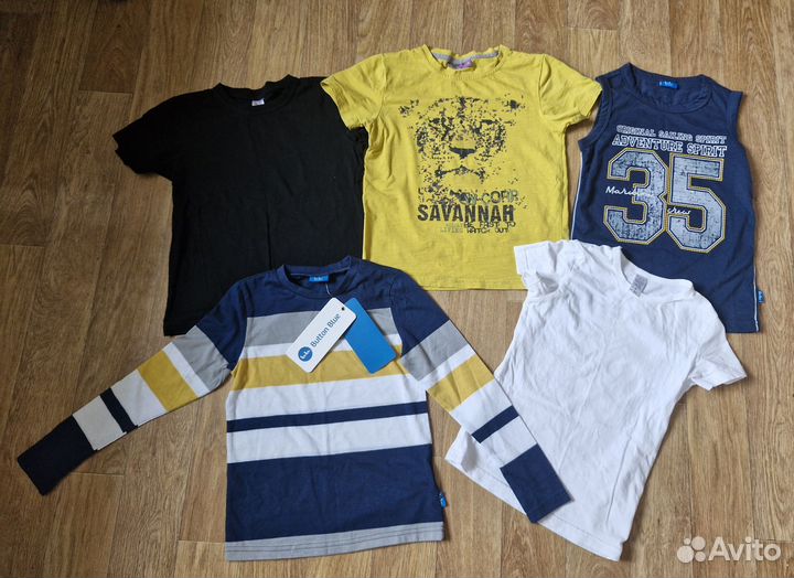 Вещи пакетом на мальчика 7-8 лет (122-128 рост)