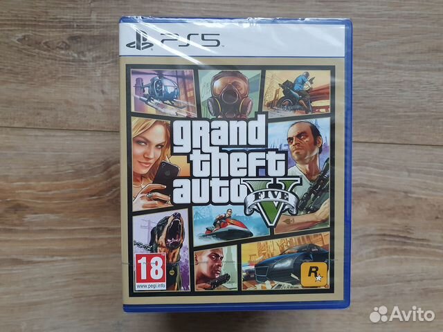 GTA 5 игра для PS5 диск (новый)