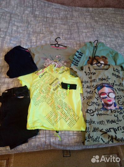 Вещи пакетом на девочку 146 152
