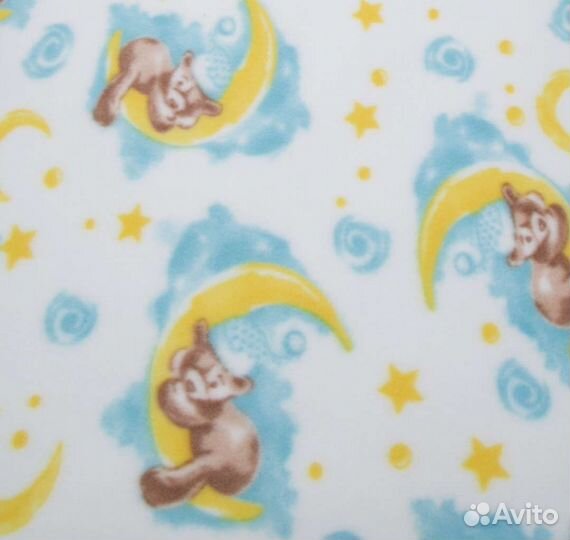 Новый плед детский флисовый 75 на 100 см