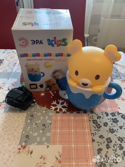 Светильник-ночник эра kids