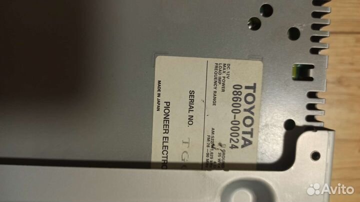 Магнитола toyota