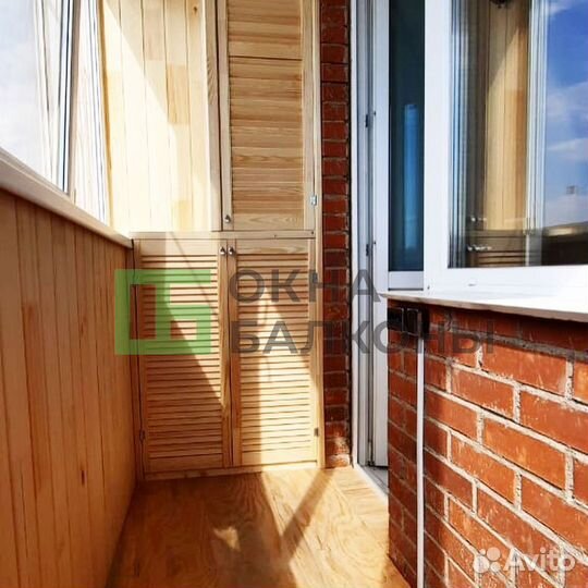 Остекление балконов в пятиэтажке