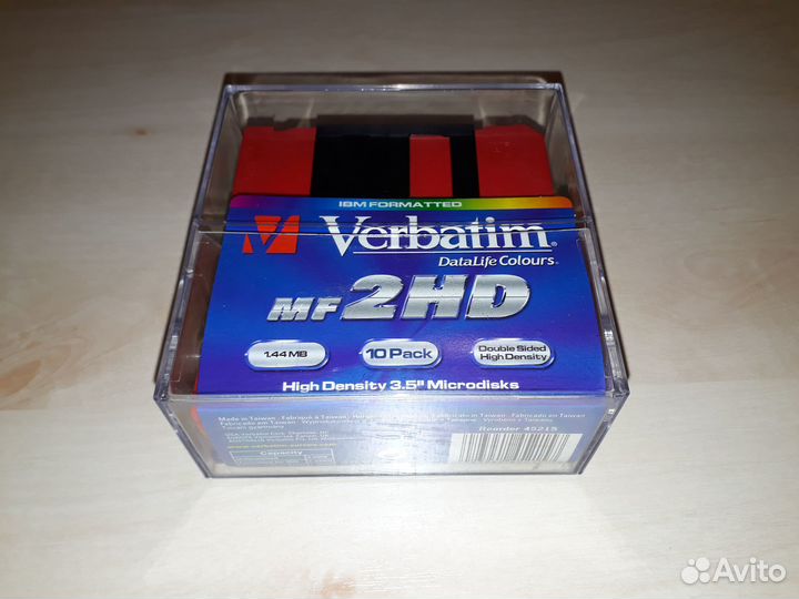 Цветные дискеты, новые, упаковка