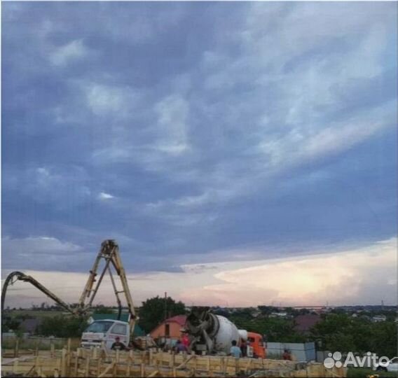 Доставка бетона миксером 3 куба