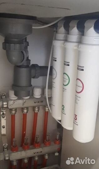 Проточный фильтр под мойку Барьер Эксперт Жесткост